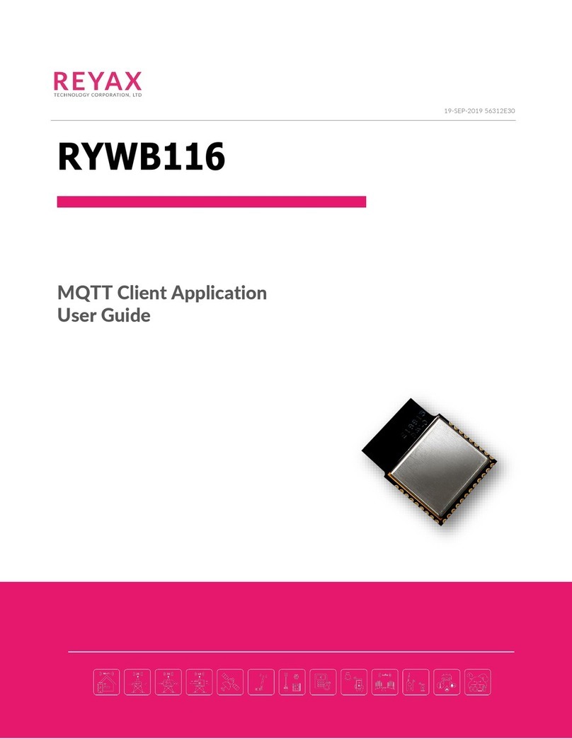 Reyax RYWB116 User manual