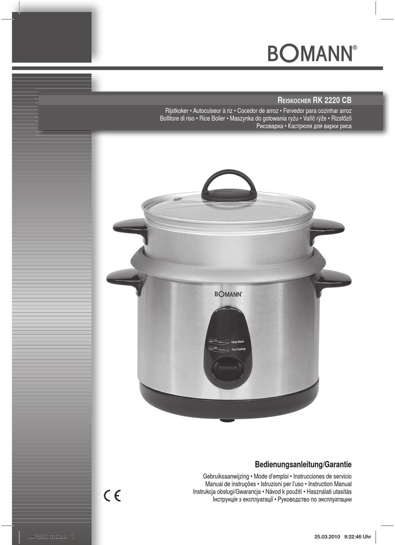 BOMANN RK 2220 CB instruction manual
