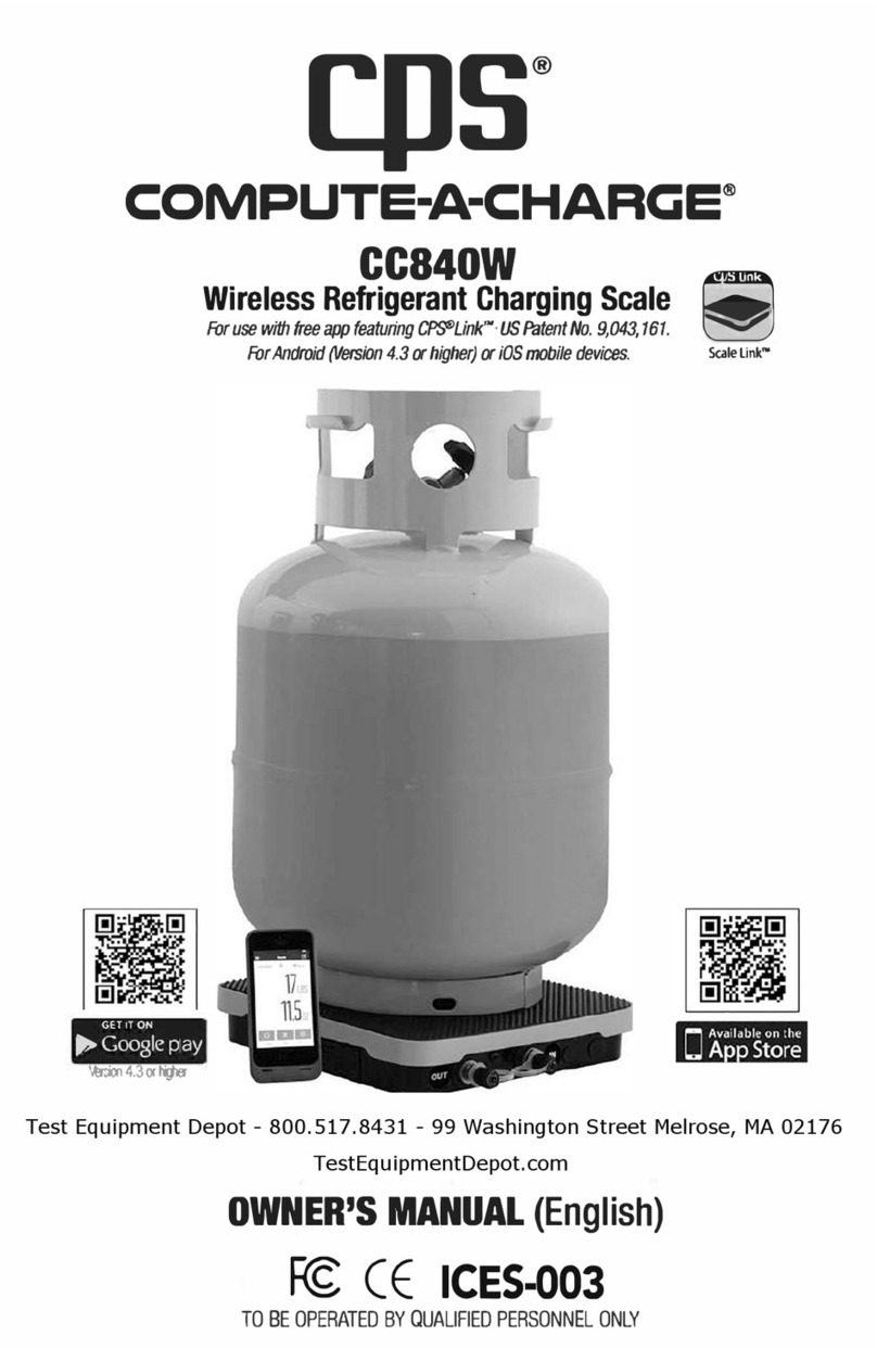 CPS COMPUTE-A-CHARGE CC840W owner's manual