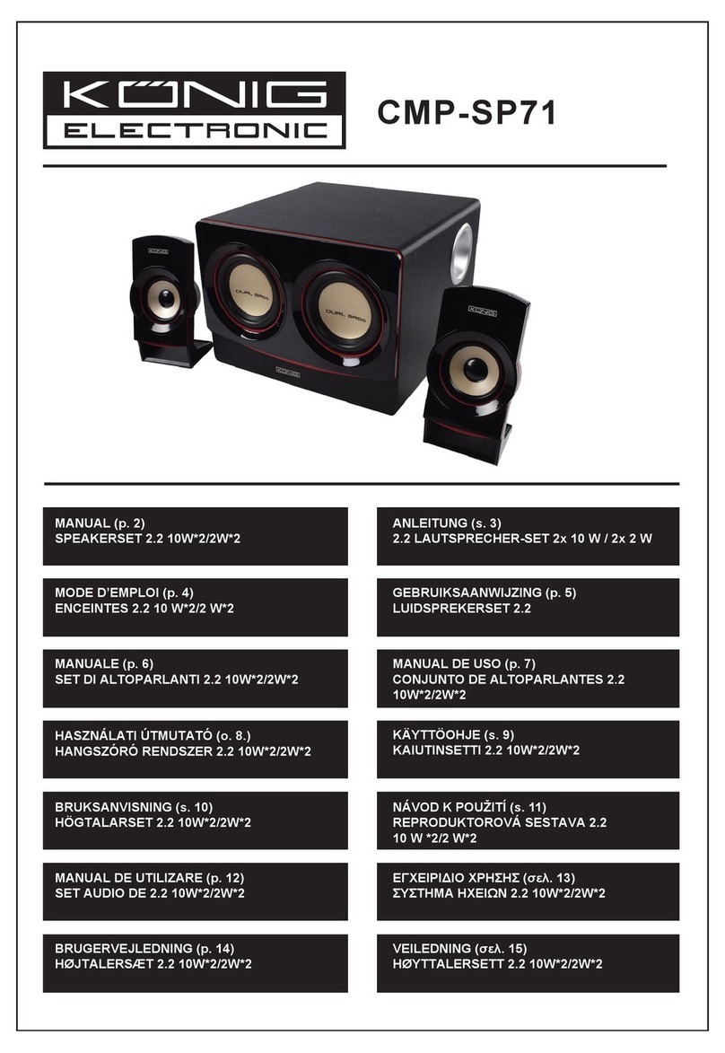 König Electronic CMP-SP71 manual