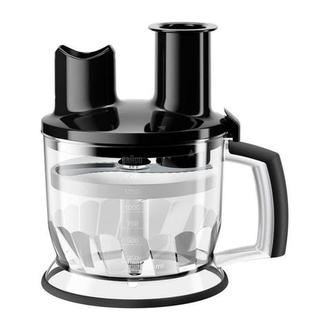 Braun MQ 70 User manual