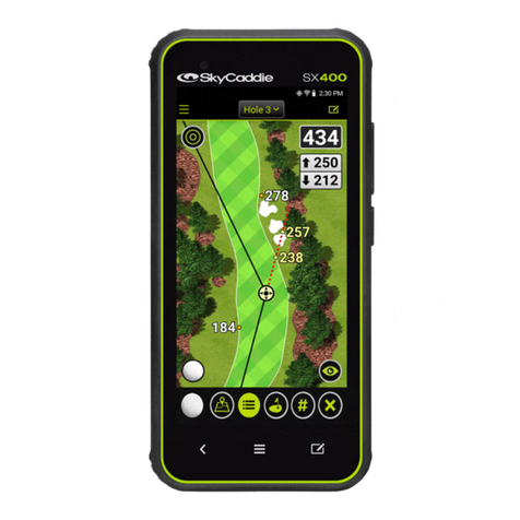 SkyCaddie SX400 User manual