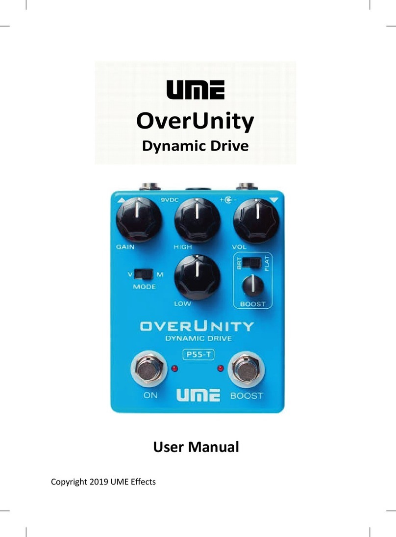 UME OverUnity user manual