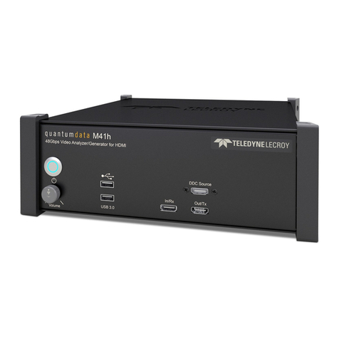 Teledyne Lecroy M41h quick start guide