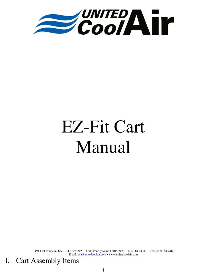 United CoolAir EZ-Fit Cart manual