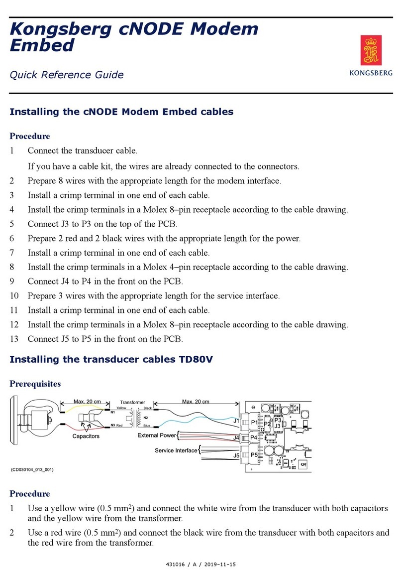 Kongsberg cNODE Embed Quick reference guide