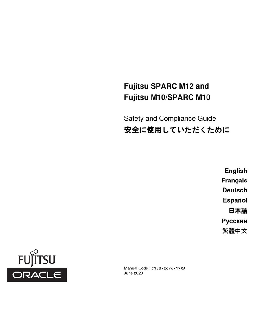 Fujitsu SPARC M12 Series Installation and operating manual