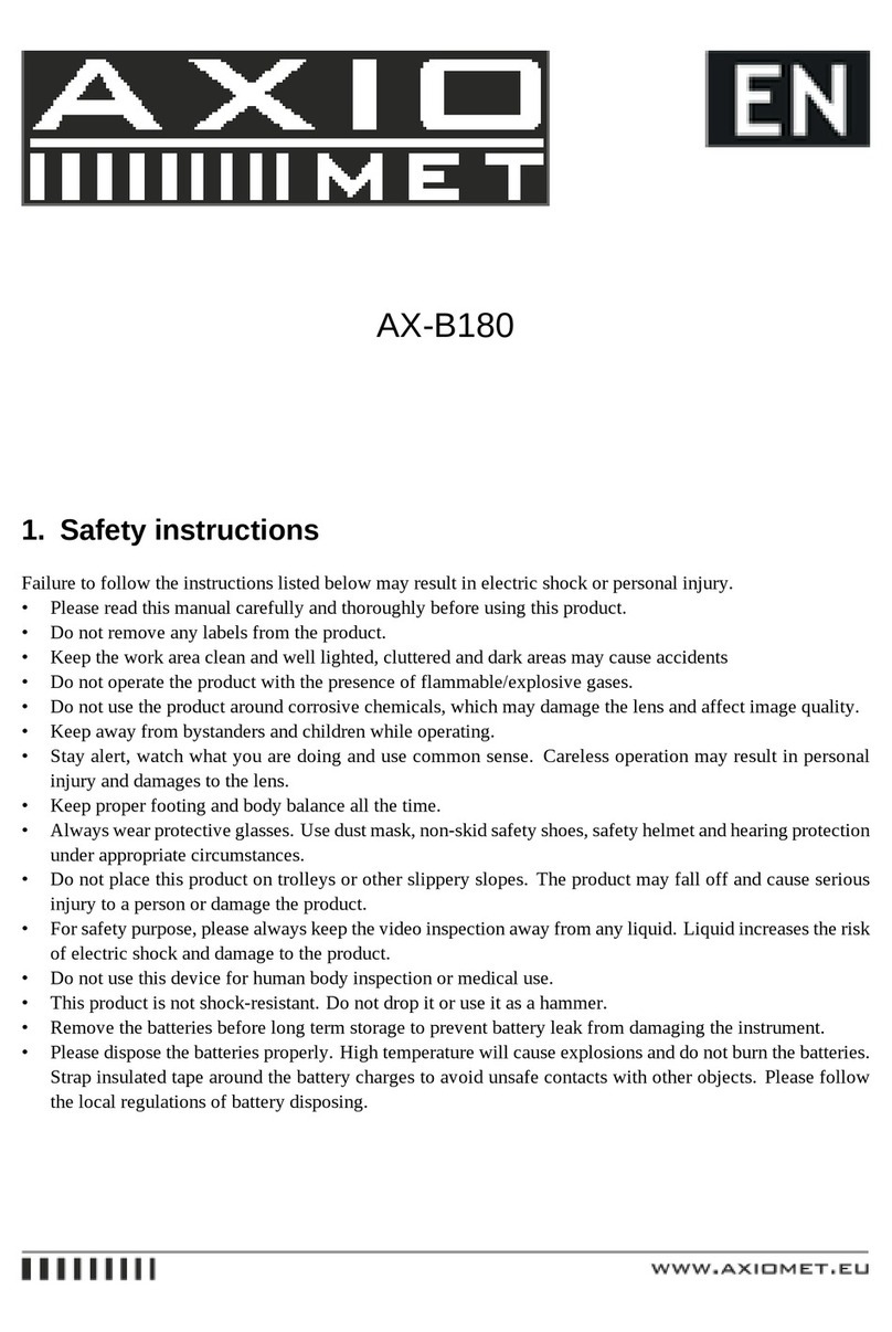 Axio MET AX-B180 manual