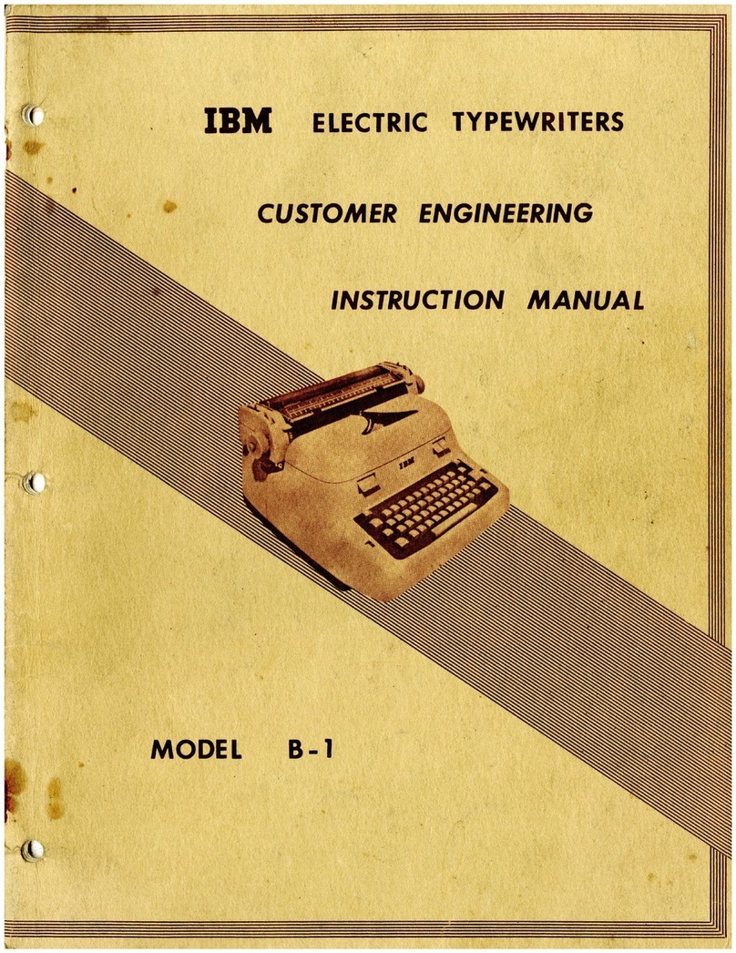 IBM B-1 User manual IBM B-1 User manual