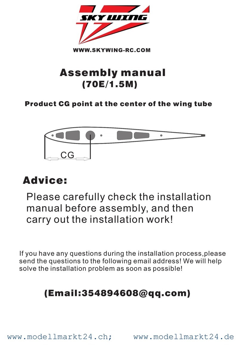 Sky Wing 70E/1.5M User manual