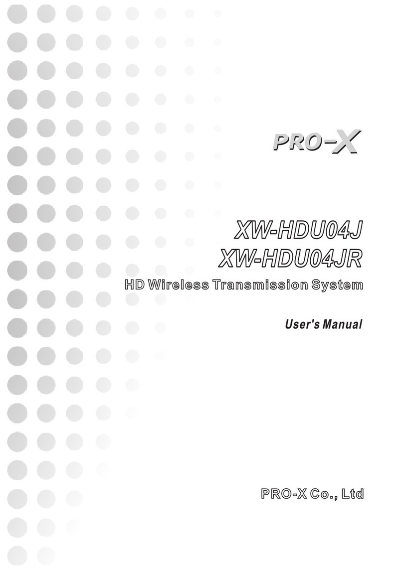 ProX XW-HDU04J user manual