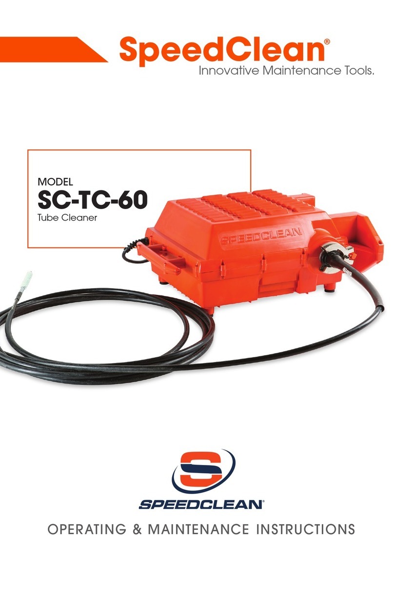 Speed Clean SC-TC-60 Operating & maintenance instructions