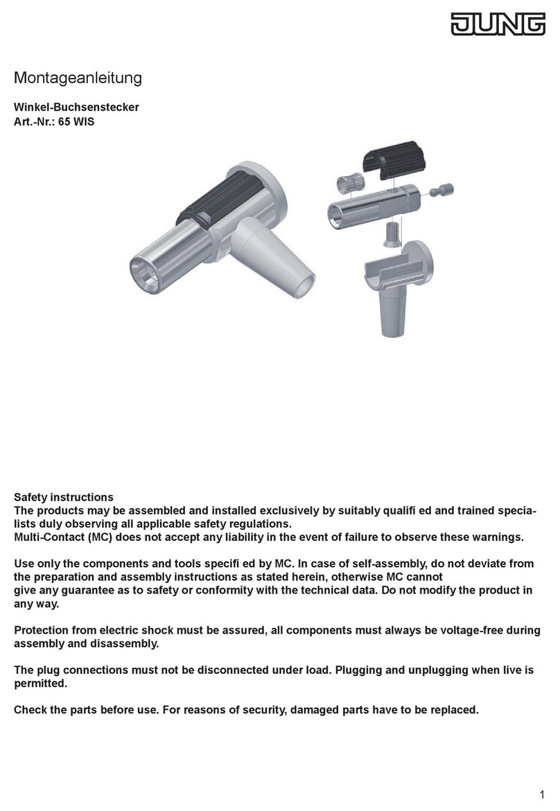 Jung 65 WIS User manual
