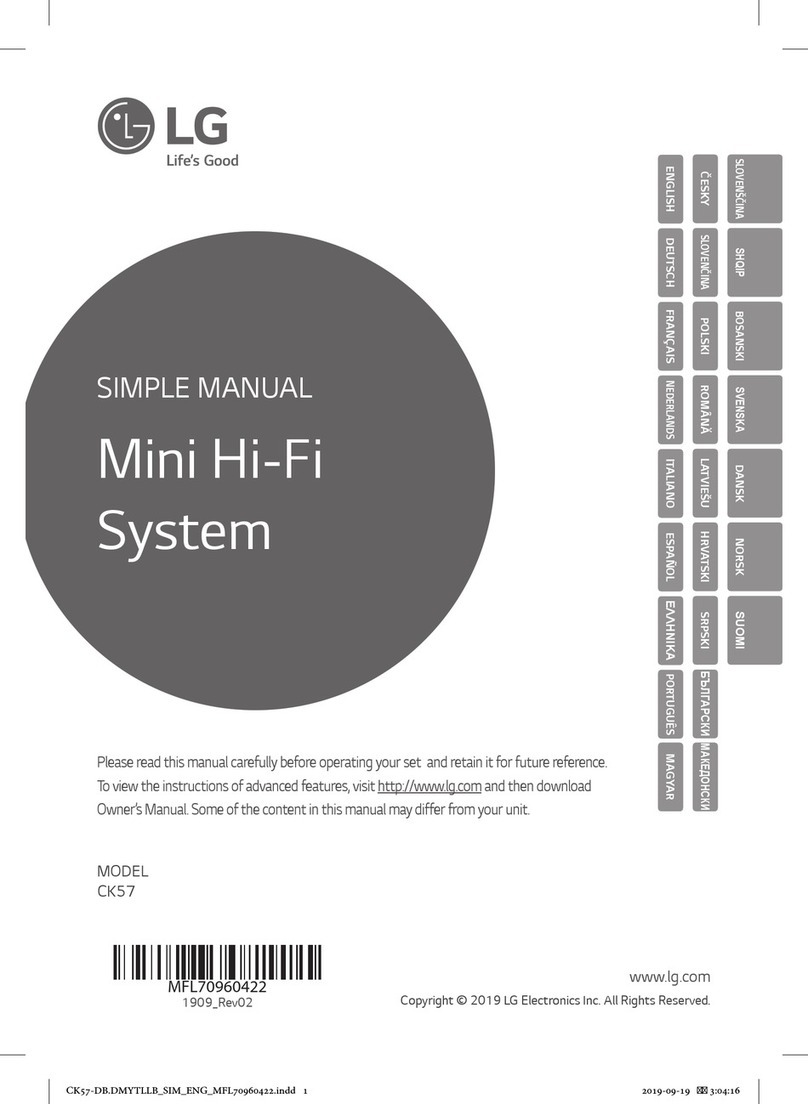 LG CK57 Specification sheet
