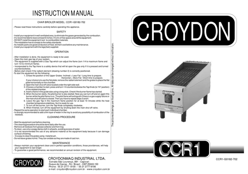 croydon CCR1 instruction manual