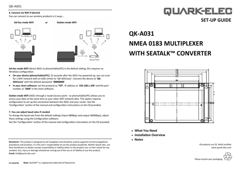 Quark-Elec QK-A031 Setup guide