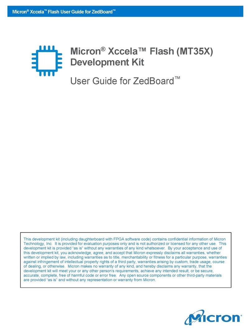 Micron Xccela Flash User manual