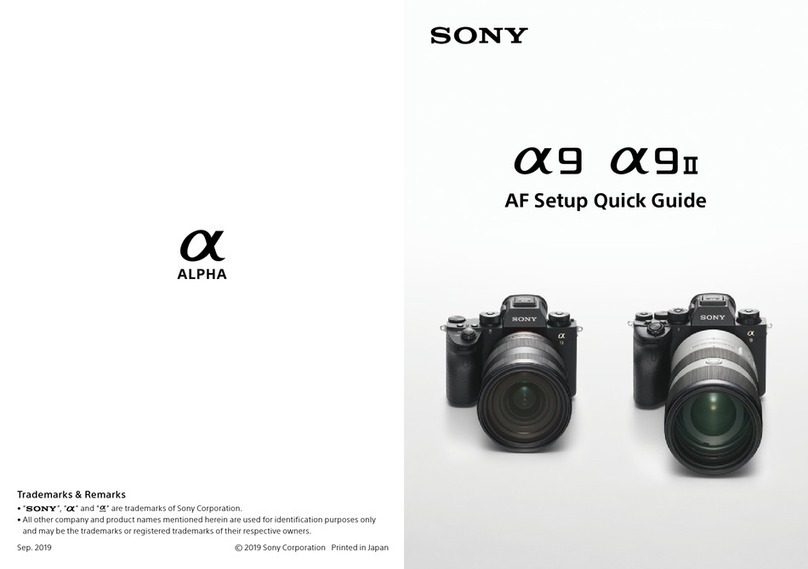 Sony alpha9 User manual