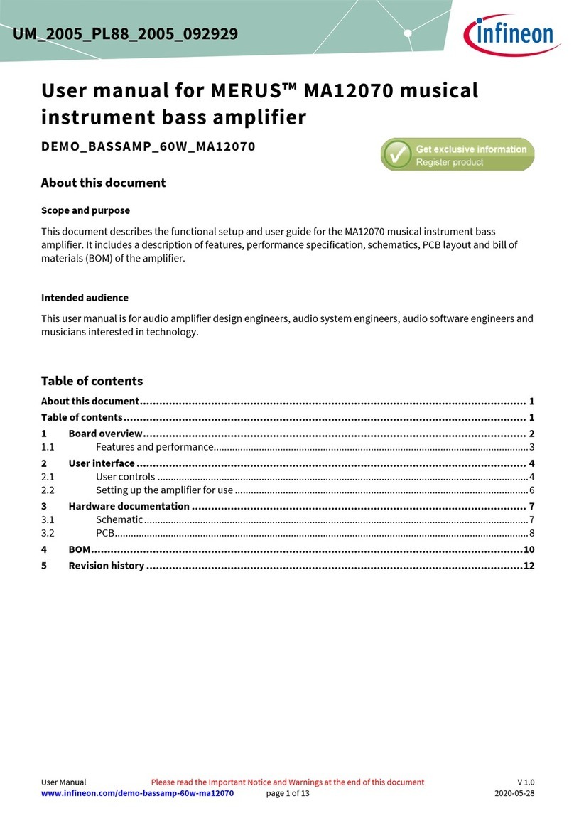 Infineon MERUS MA12070 user manual
