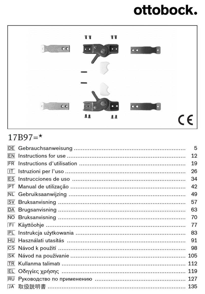 Otto Bock 17B97 Series User manual