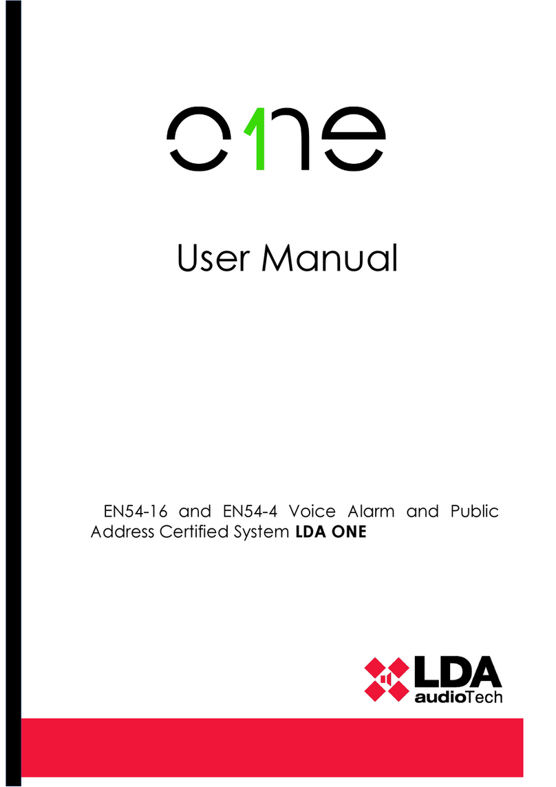 LDA Audio Tech One user manual