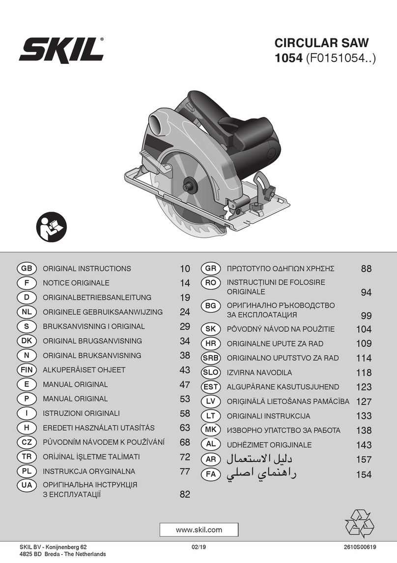 Skil 1054 User manual