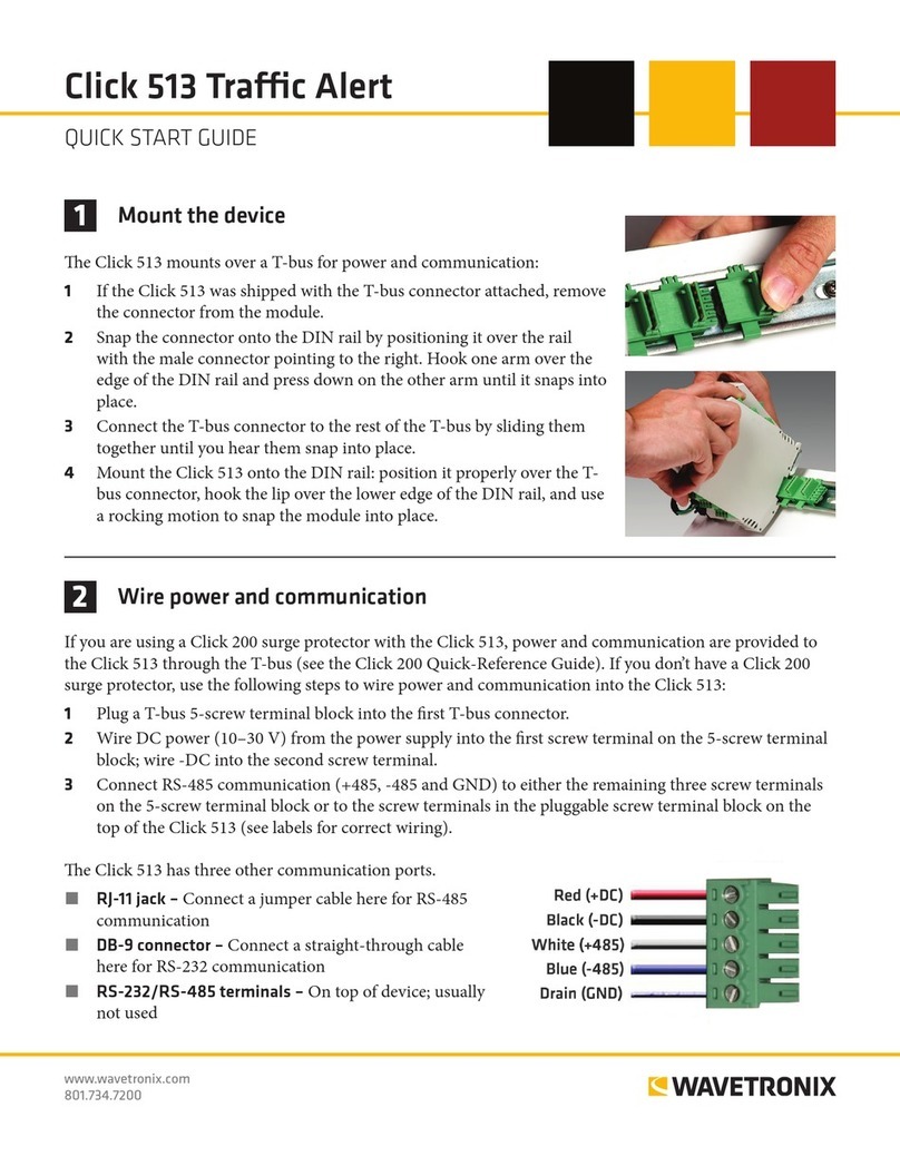 Wavetronix Click 513 quick start guide