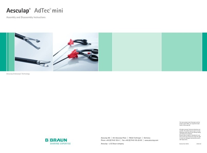 B. Braun Aesculap AdTec mini Installation instructions