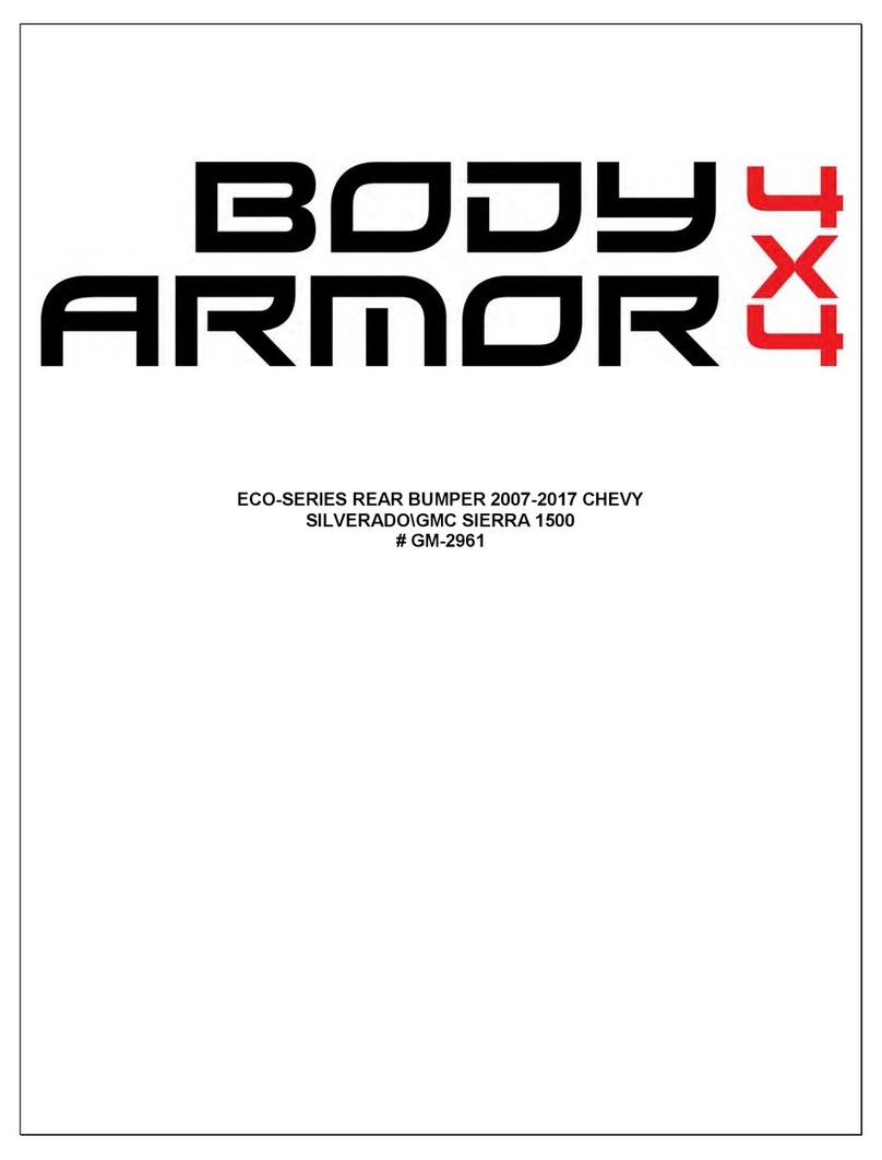 Body Armor 4x4 ECO Series installation instructions