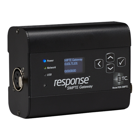 ETC Response SMPTE User manual