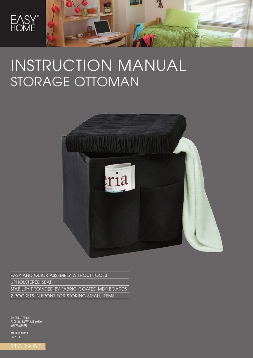 Easy@Home STORAGE OTTOMAN User manual Easy@Home STORAGE OTTOMAN User manual