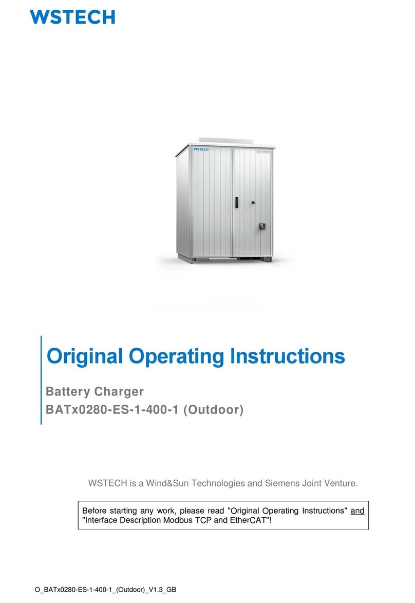 WSTECH BAT 0280-ES-1-400-1 Series User manual