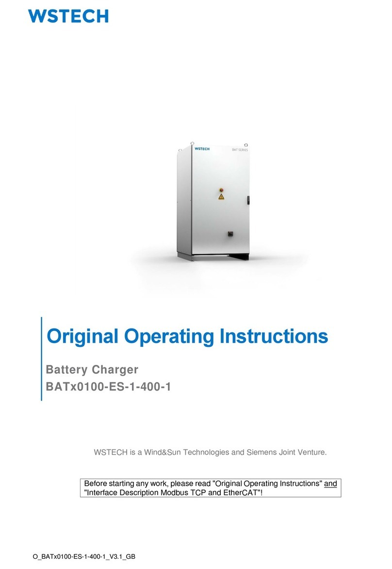 WSTECH BAT 0100-ES-1-400-1 Series User manual