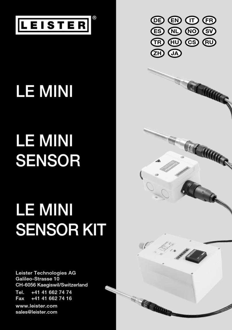 Leister LE MINI operating instructions