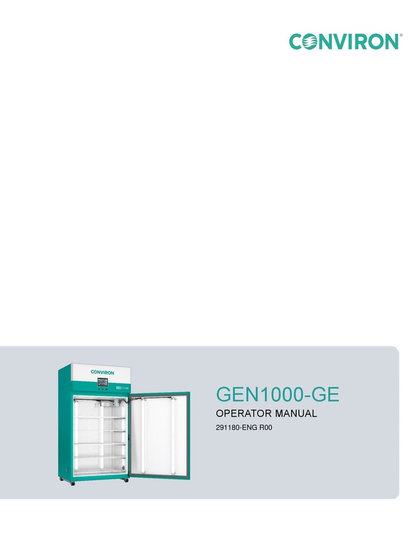 Conviron GEN1000-GE Operator's manual