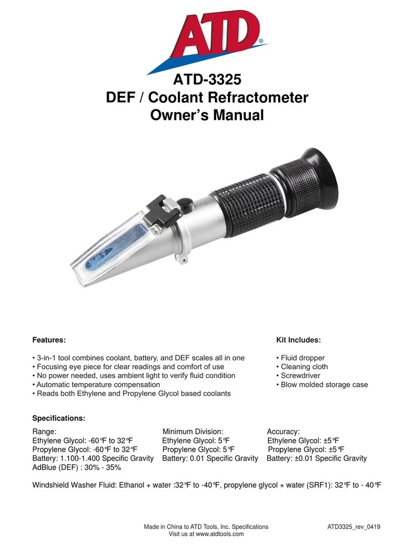 ATD Tools ATD-3325 owner's manual