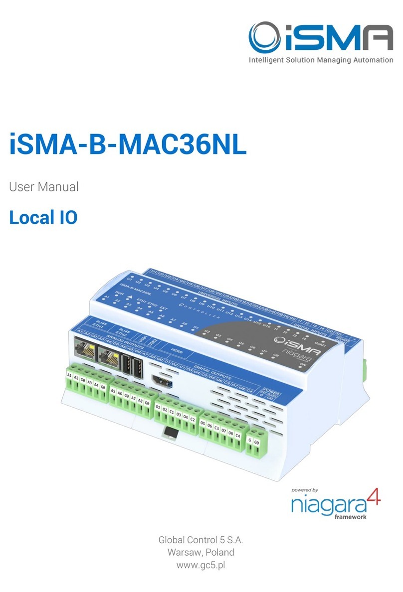 iSMA iSMA-B-MAC36NL User manual iSMA iSMA-B-MAC36NL User manual