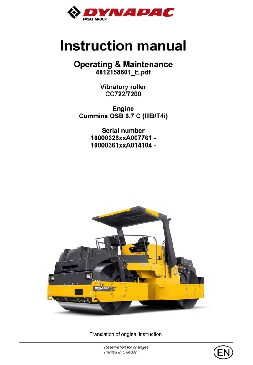 Dynapac CC722 User manual