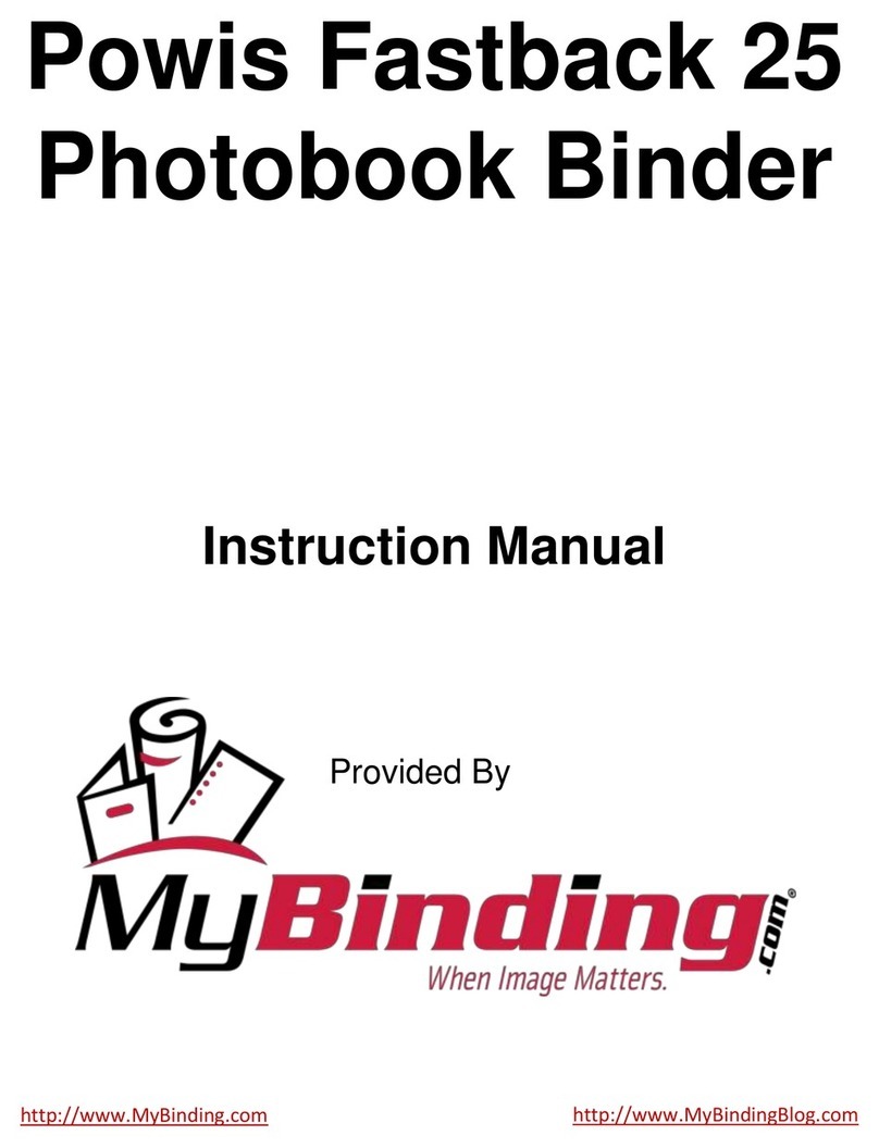 MyBinding Powis Fastback 25 User manual