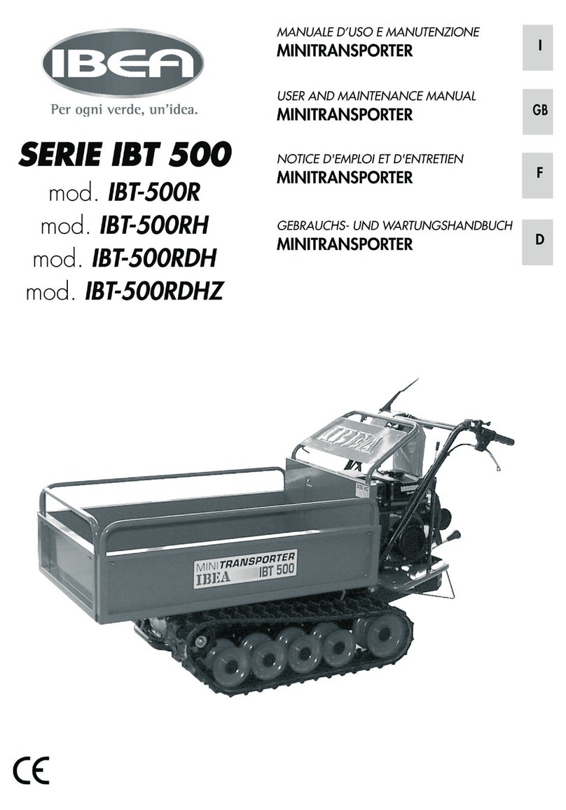 IBEA IBT 500 Series User and maintenance manual