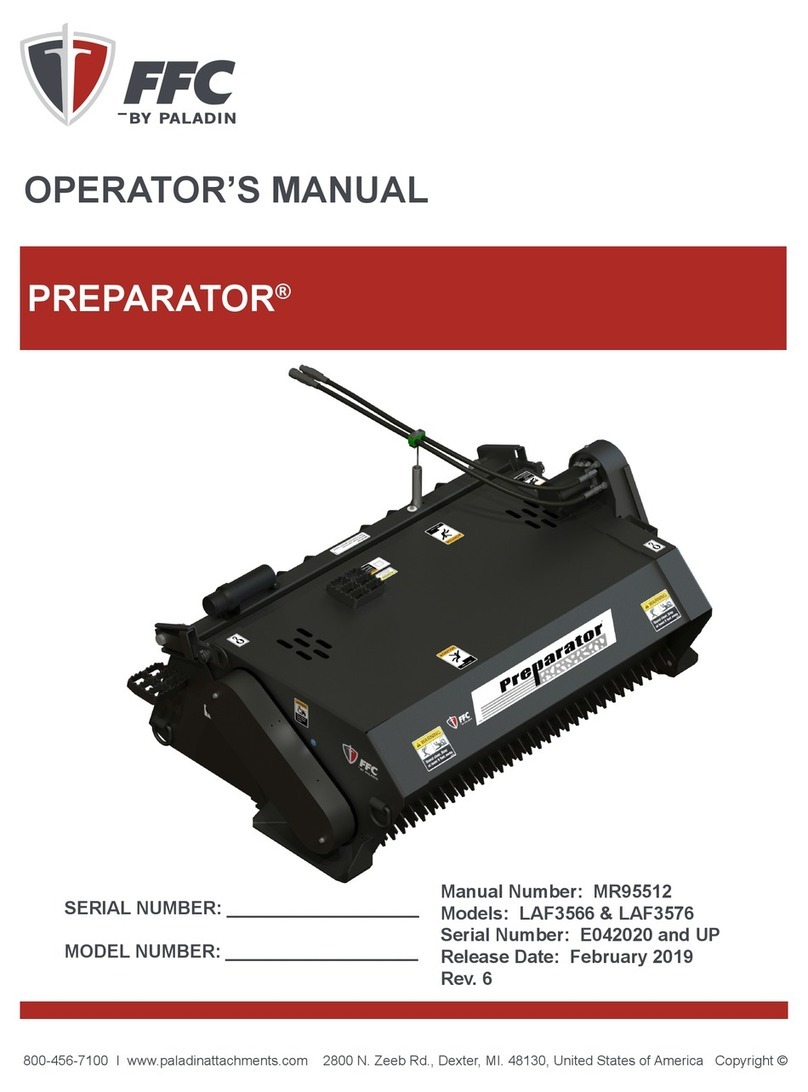 paladin FFC PREPARATOR LAF3566 Operator's manual
