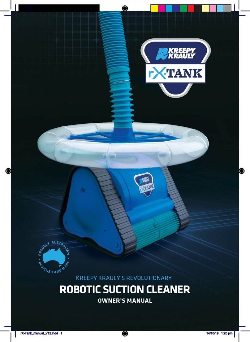 Kreepy krauly RX-TANK owner's manual