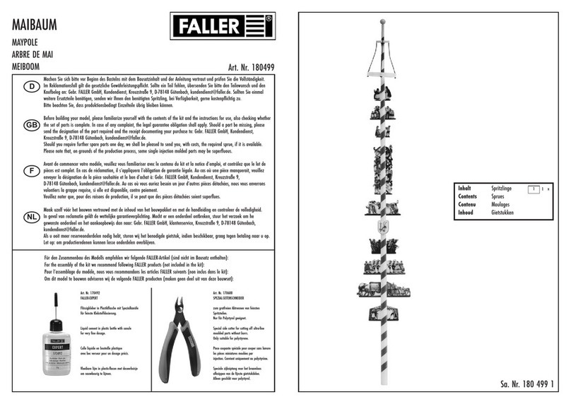 Faller 180499 manual