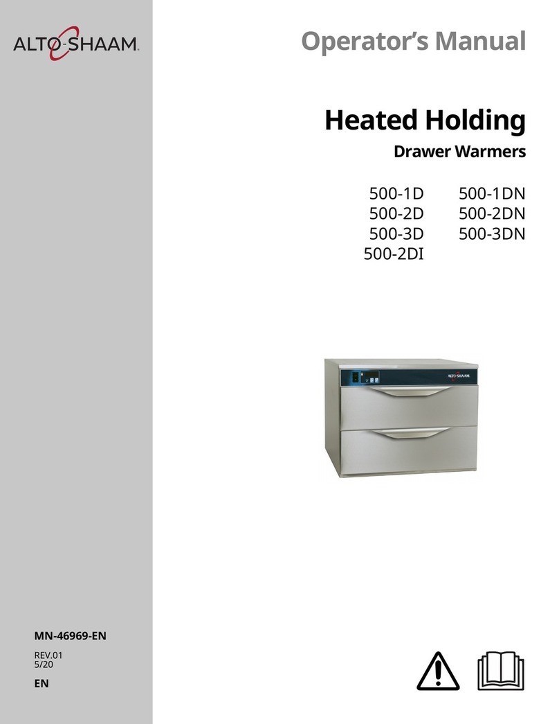 Alto-Shaam 500-1D Operator's manual