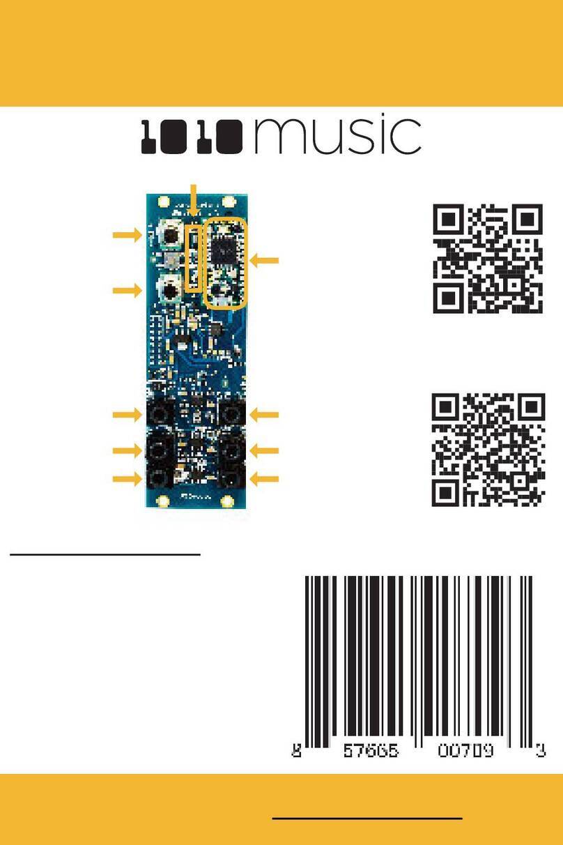 1010music euroshield 1 User manual