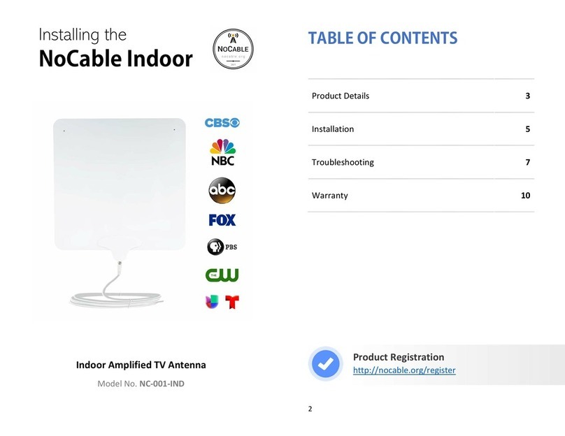 NoCable NC-001-IND manual