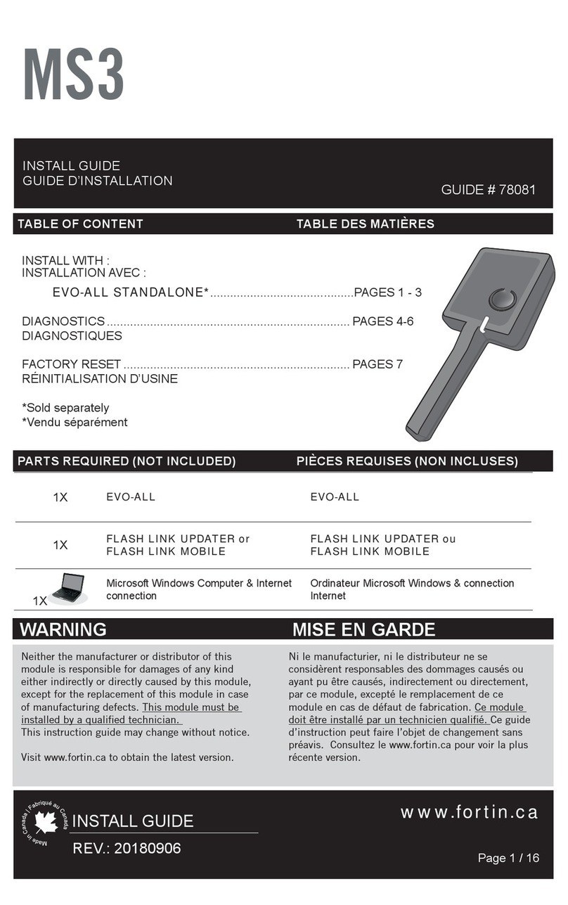 Fortin MS3 install guide