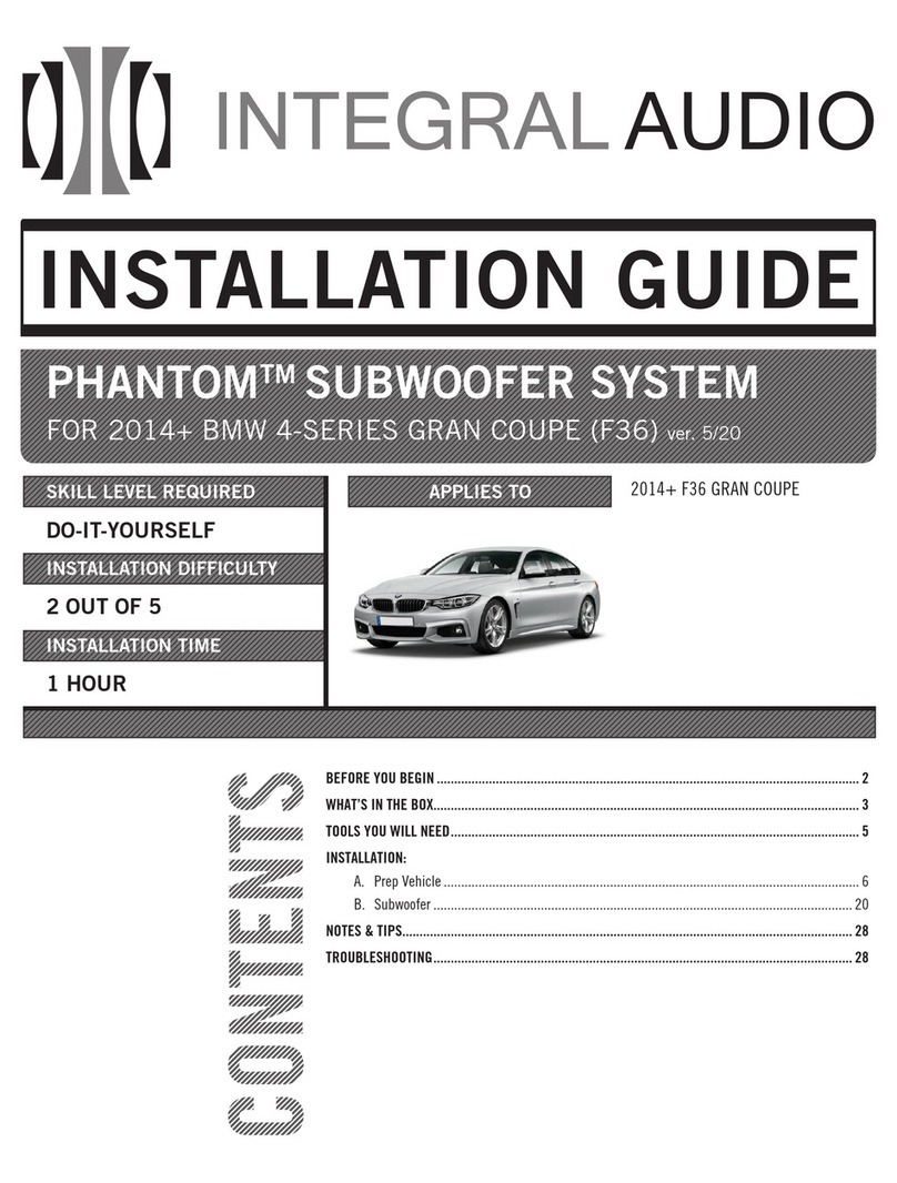 Integral Audio PHANTOM User manual