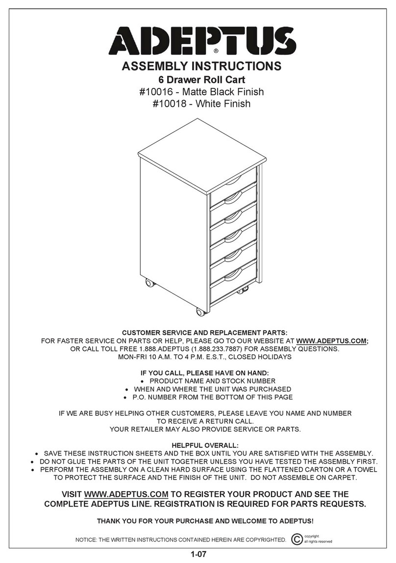 adeptus 10016 User manual