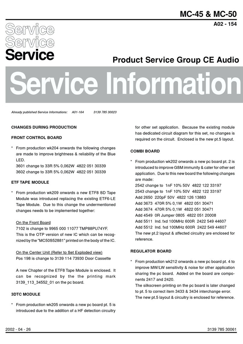 Philips MC-45 Operating and installation instructions Philips MC-45 Operating and installation instructions